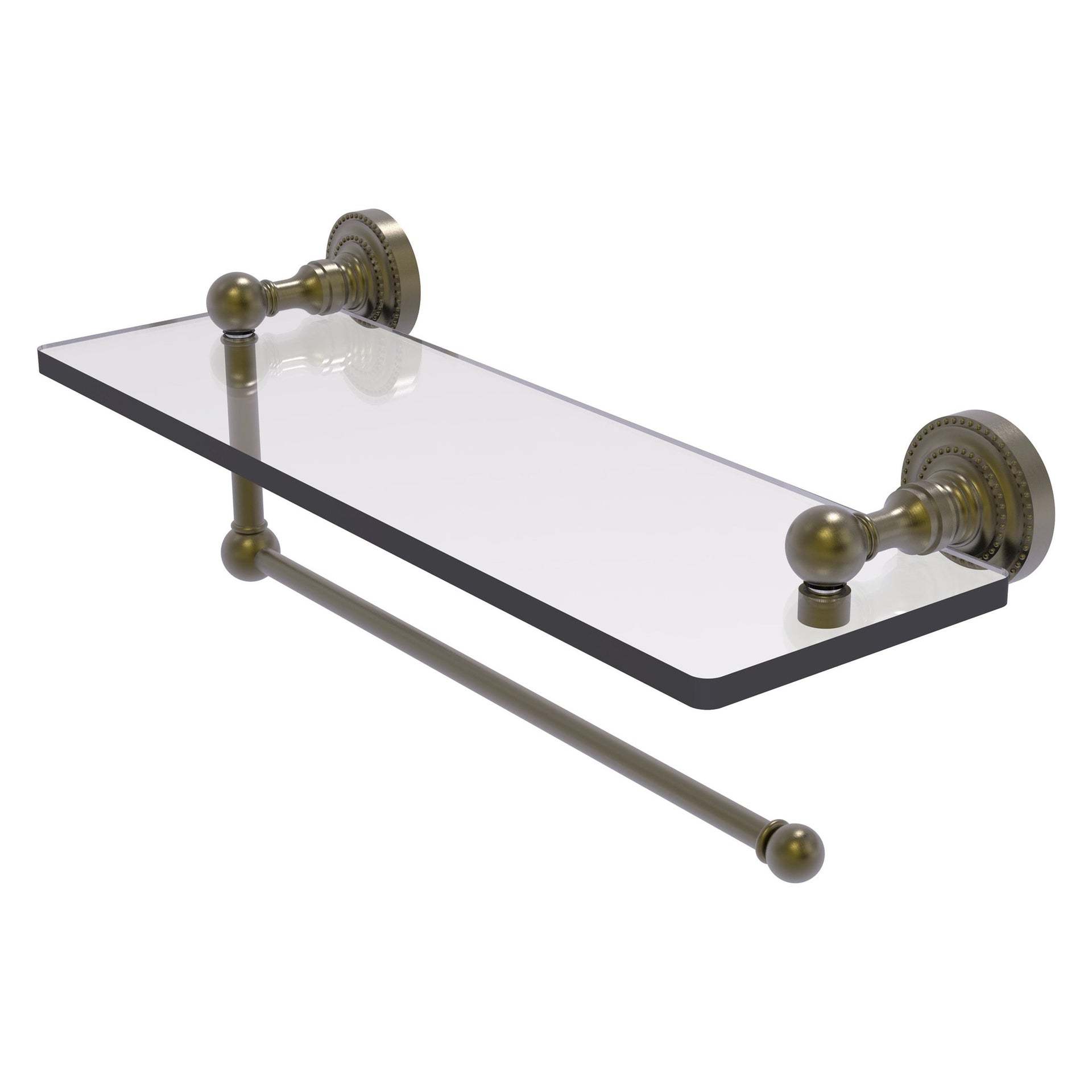 Allied Brass Pipeline Collection Under Cabinet Paper Towel Holder Antique Bronze