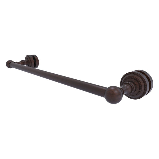 Allied Brass Dottingham 20" x 4.9" Venetian Bronze Solid Brass Shower Door Towel Bar