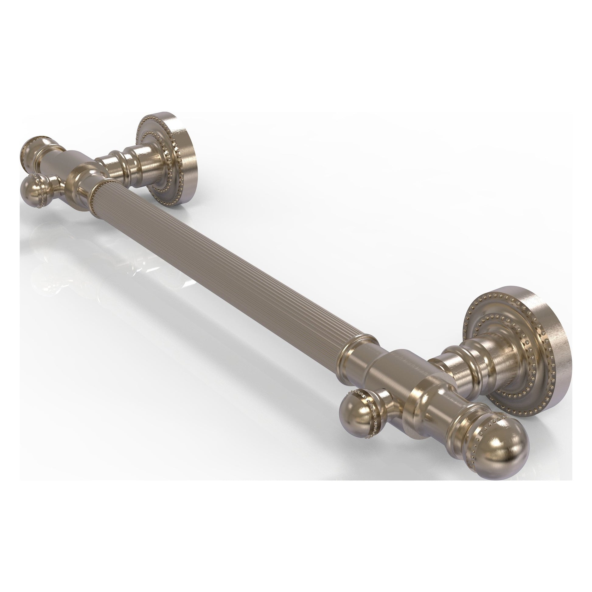 Allied Brass Dottingham 20.85" x 3.92" Antique Pewter Solid Brass Grab Bar Reeded