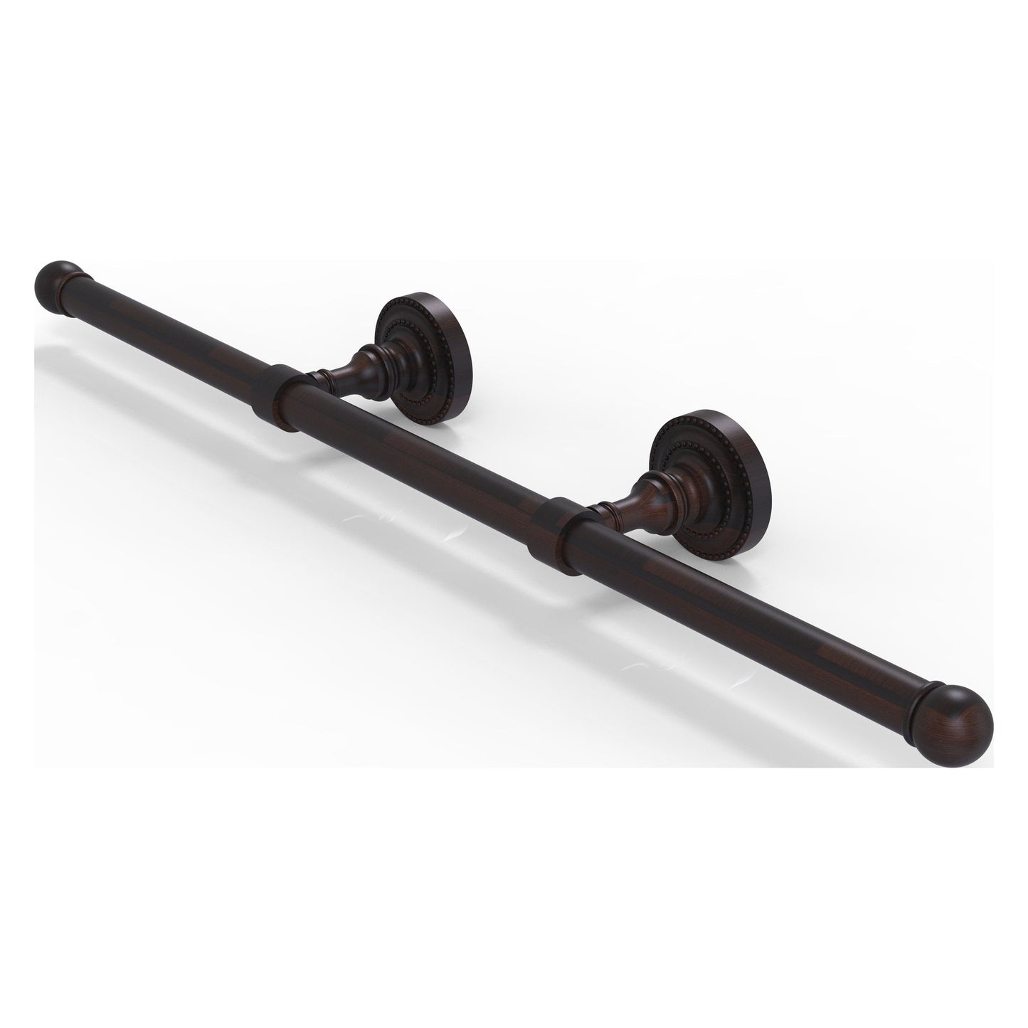 Allied Brass Dottingham 22.5" x 3.5" Venetian Bronze Solid Brass DT-GT-3 Wall-Mounted Horizontal Guest Towel Holder
