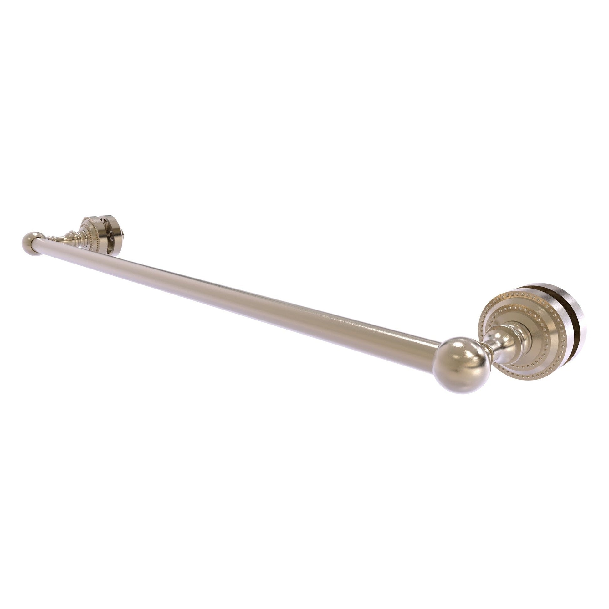 Allied Brass Dottingham 26" x 4.9" Antique Pewter Solid Brass Shower Door Towel Bar