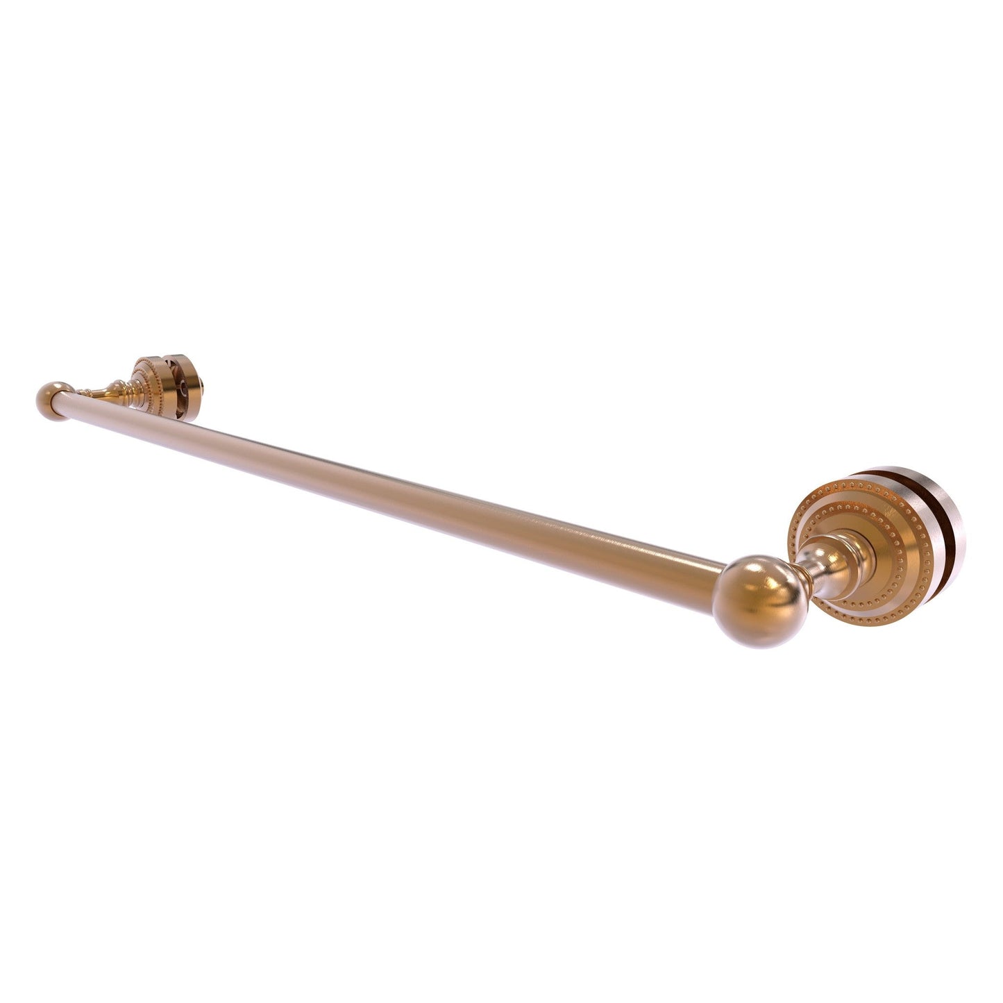 Allied Brass Dottingham 26" x 4.9" Brushed Bronze Solid Brass Shower Door Towel Bar