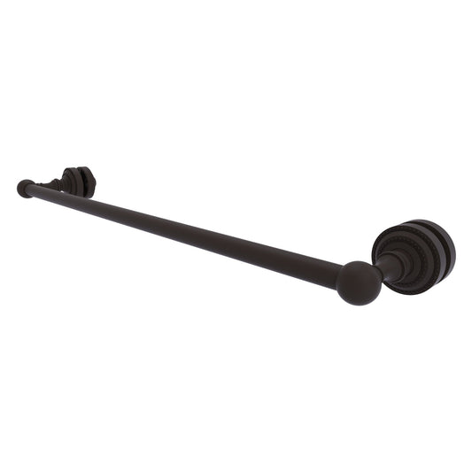 Allied Brass Dottingham 26" x 4.9" Oil Rubbed Bronze Solid Brass Shower Door Towel Bar