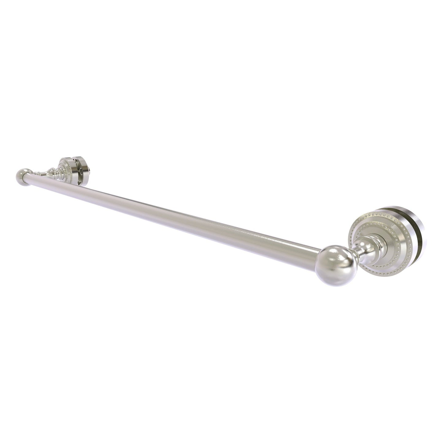 Allied Brass Dottingham 26" x 4.9" Satin Nickel Solid Brass Shower Door Towel Bar