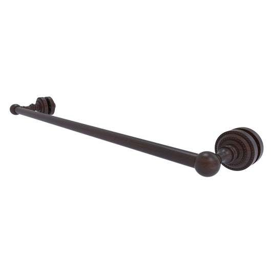 Allied Brass Dottingham 26" x 4.9" Venetian Bronze Solid Brass Shower Door Towel Bar
