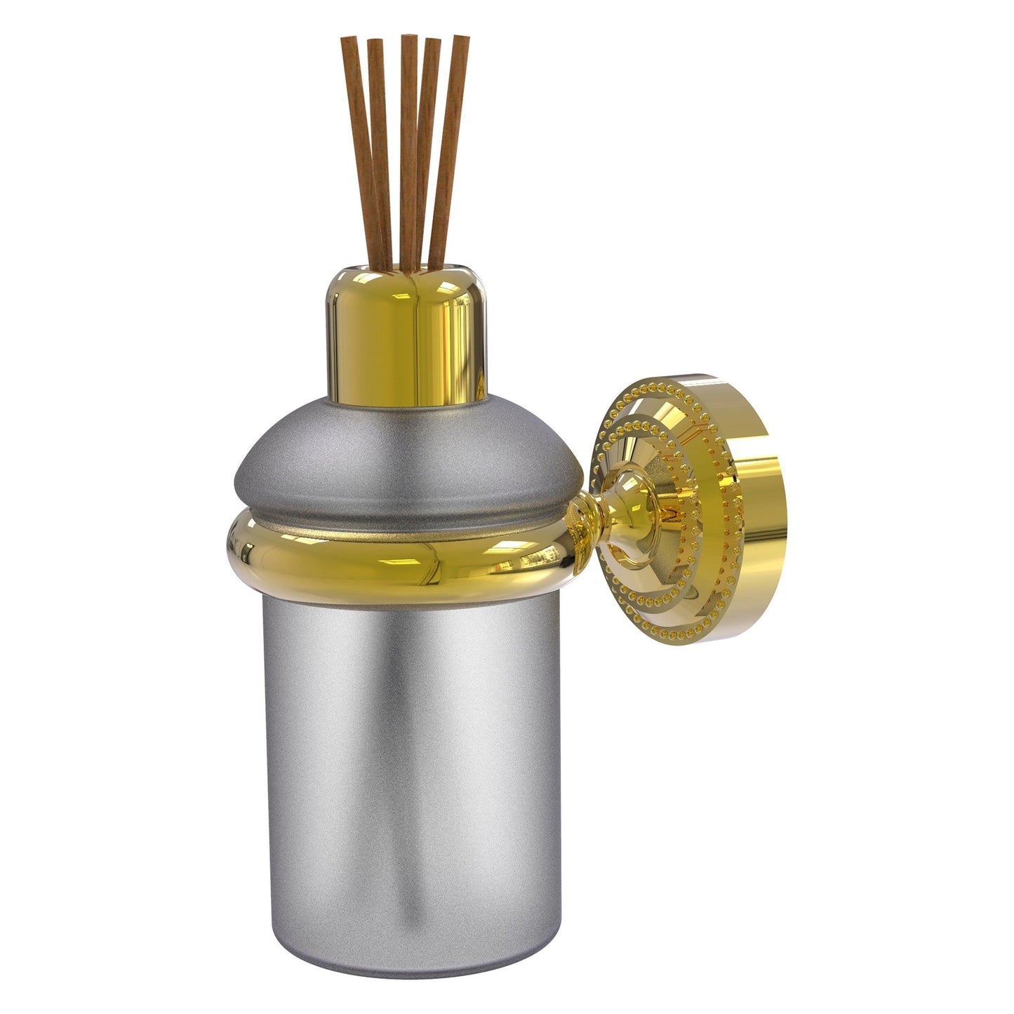 Allied Brass Dottingham 2.8" x 4.65" Polished Brass Solid Brass Wall-Mounted Scent Stick Holder