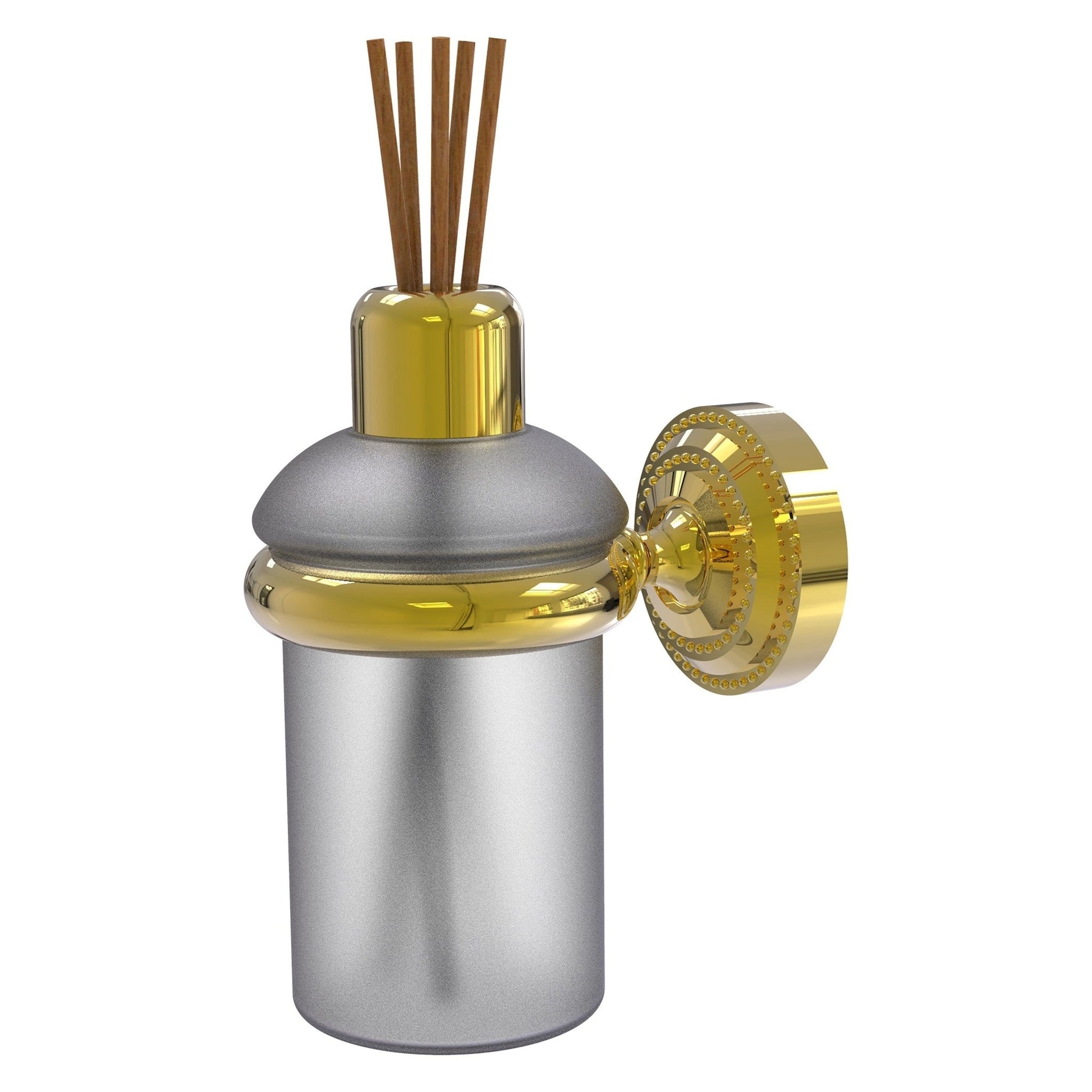 Allied Brass Dottingham 2.8" x 4.65" Polished Brass Solid Brass Wall-Mounted Scent Stick Holder