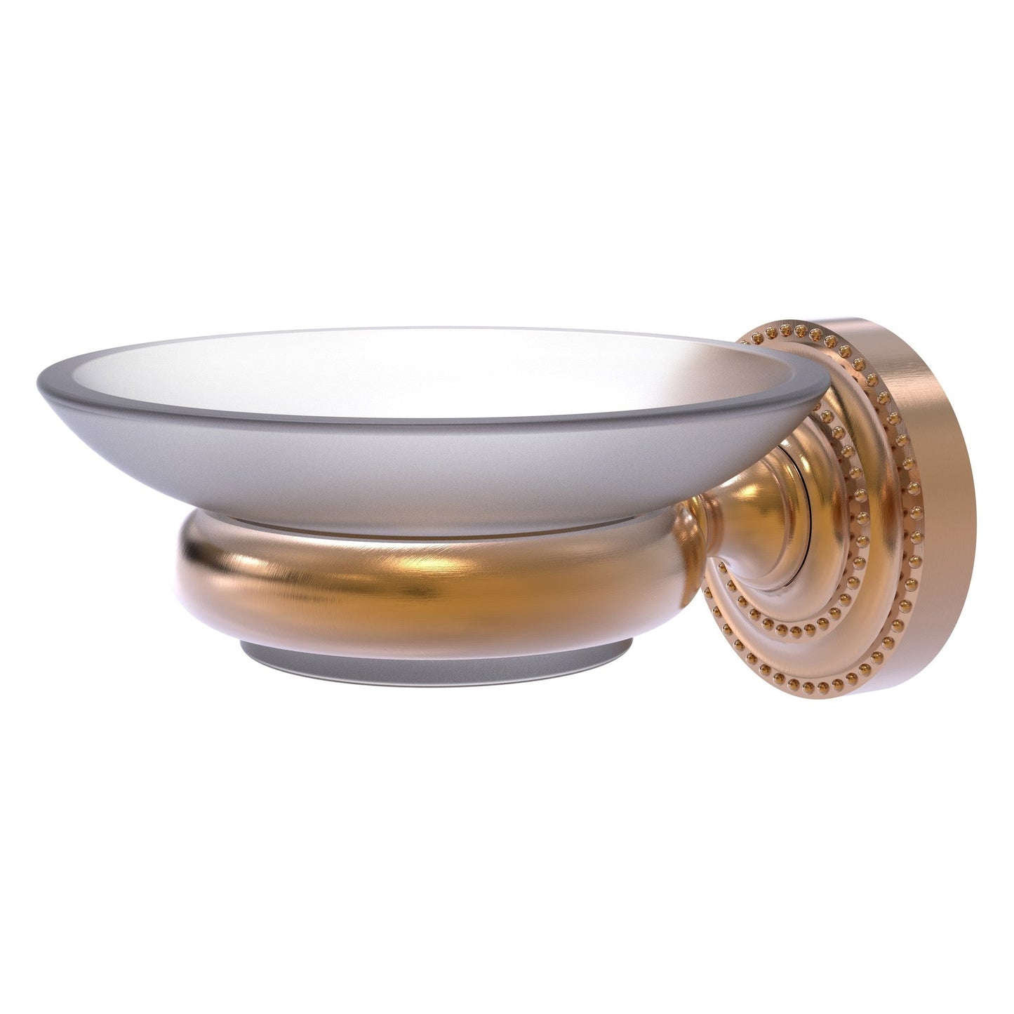 Allied Brass Dottingham 3" x 4.5" Brushed Bronze Solid Brass Wall-Mounted Soap Dish