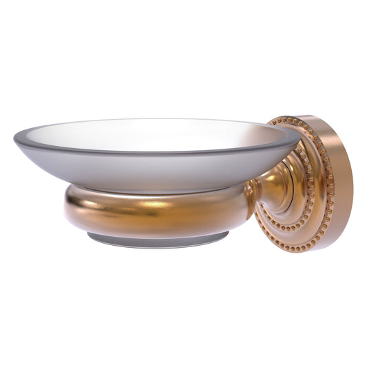 Allied Brass Dottingham 3" x 4.5" Brushed Bronze Solid Brass Wall-Mounted Soap Dish