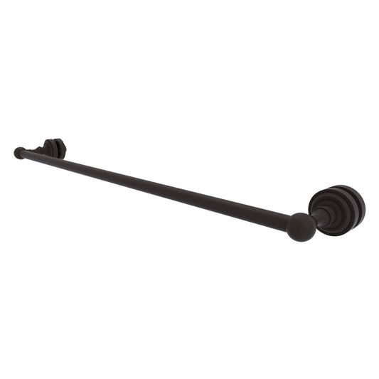 Allied Brass Dottingham 32" x 4.9" Oil Rubbed Bronze Solid Brass Shower Door Towel Bar
