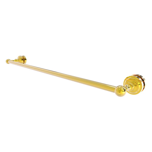 Allied Brass Dottingham 32" x 4.9" Polished Brass Solid Brass Shower Door Towel Bar