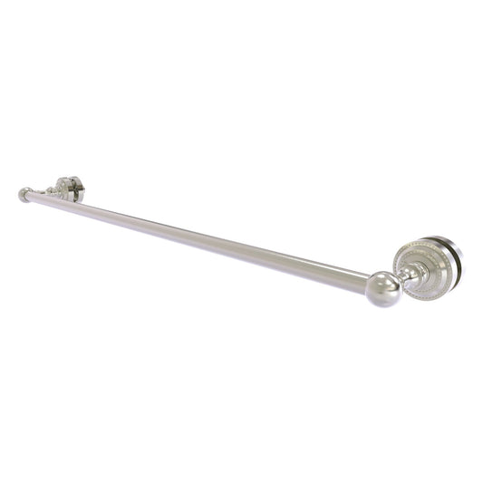 Allied Brass Dottingham 32" x 4.9" Satin Nickel Solid Brass Shower Door Towel Bar