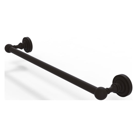 Allied Brass Dottingham 32.2" x 3.7" Oil Rubbed Bronze Solid Brass Towel Bar