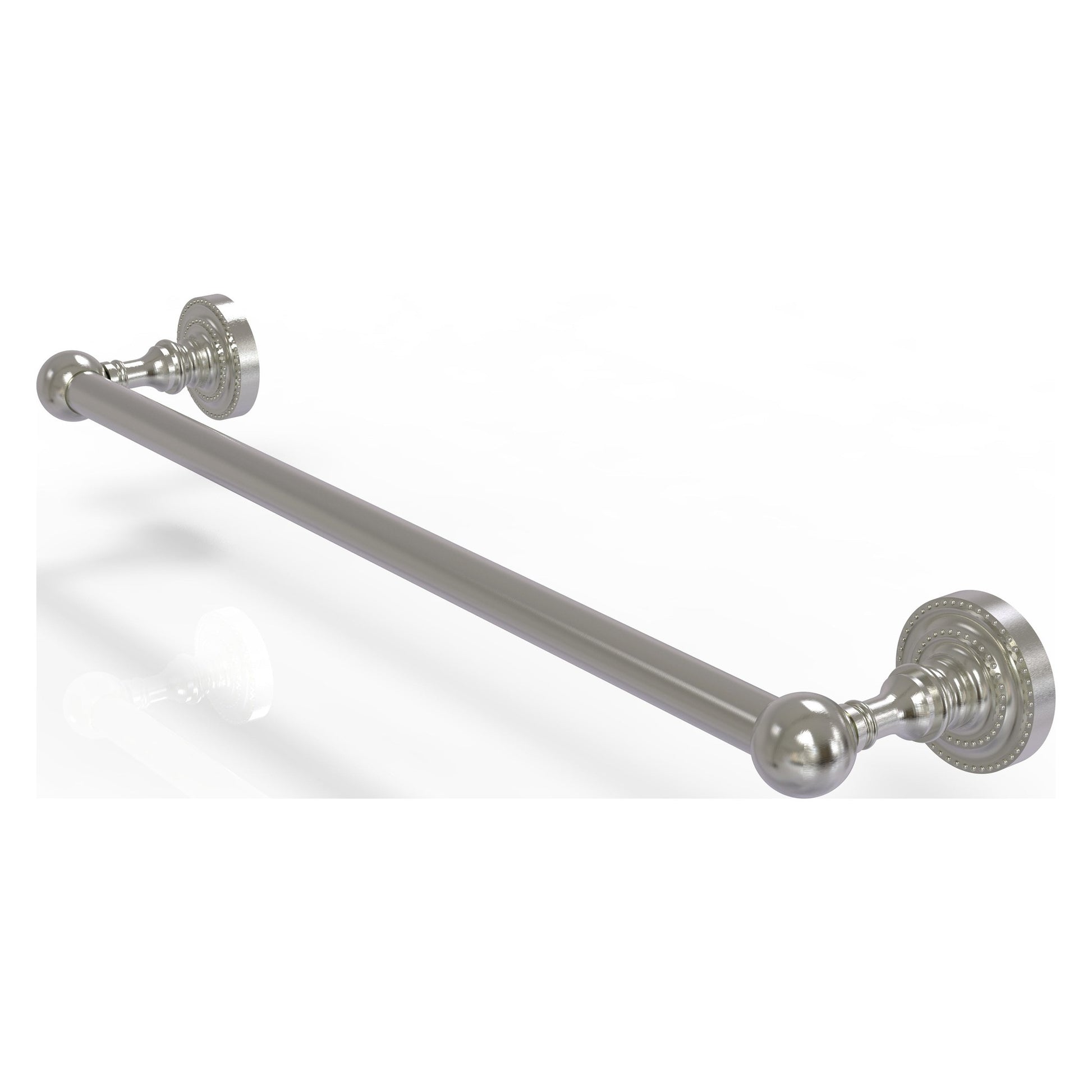 Allied Brass Dottingham 32.2" x 3.7" Satin Nickel Solid Brass Towel Bar