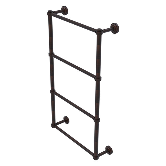 Allied Brass Dottingham 32.3" x 5.3" Venetian Bronze Solid Brass 4-Tier Ladder Towel Bar