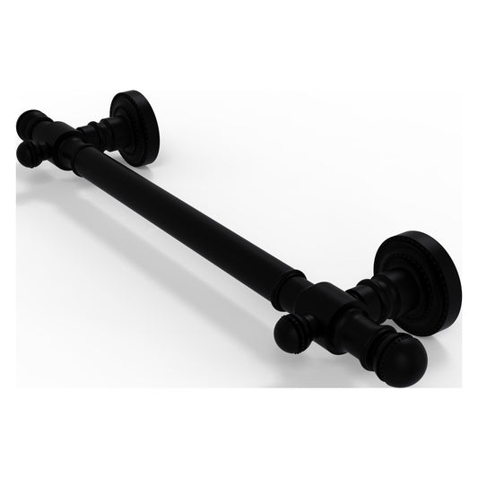 Allied Brass Dottingham 36.85" x 3.92" Matte Black Solid Brass Grab Bar Smooth