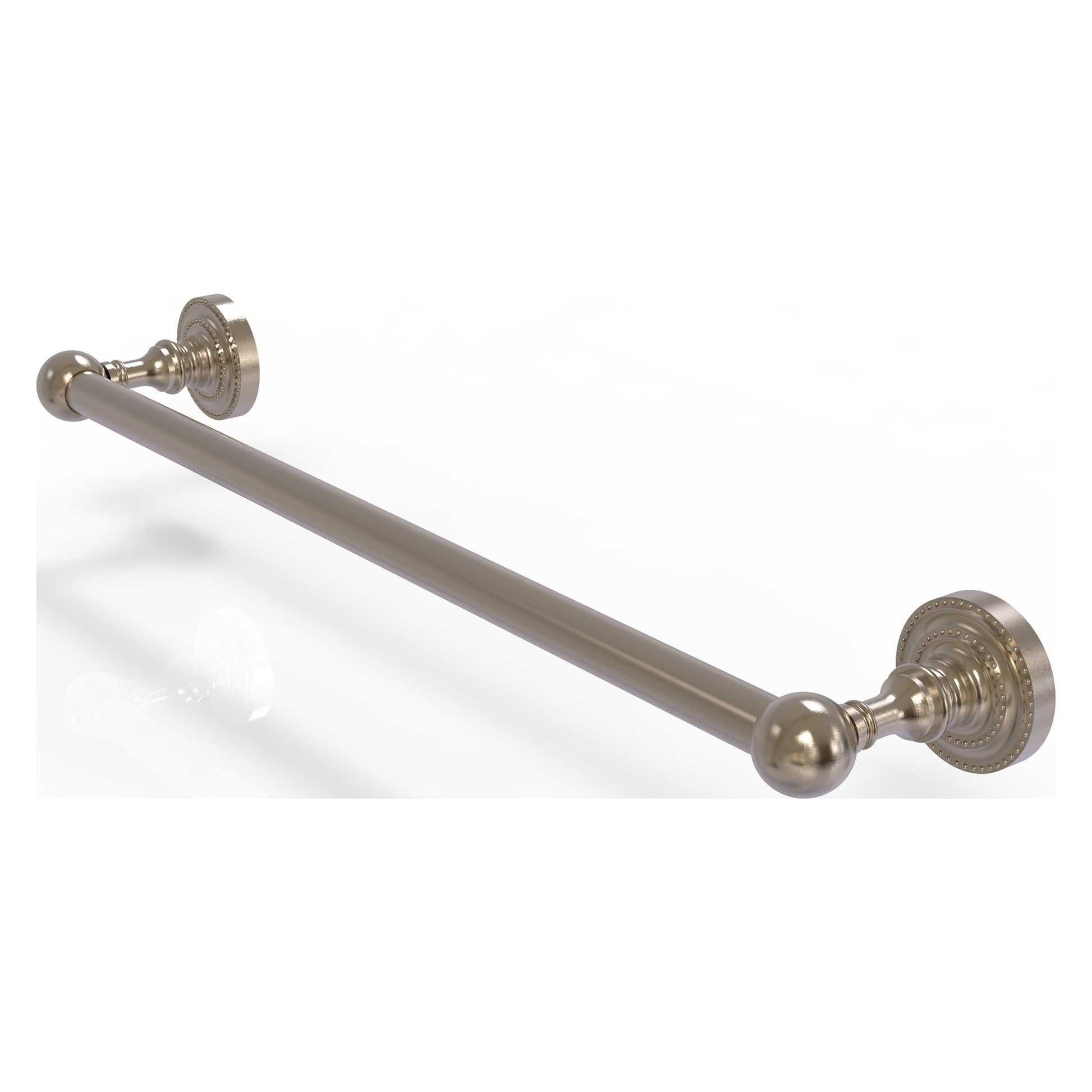 Allied Brass Dottingham 38.2" x 3.7" Antique Pewter Solid Brass Towel Bar