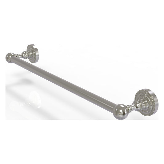 Allied Brass Dottingham 38.2" x 3.7" Satin Nickel Solid Brass Towel Bar