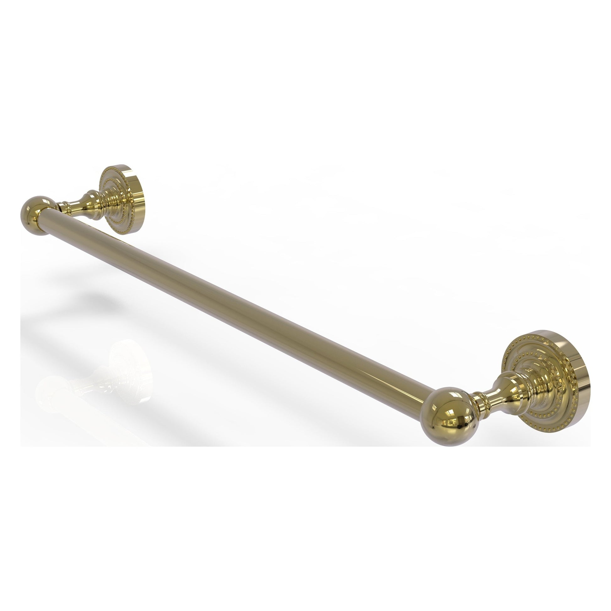 Allied Brass Dottingham 38.2" x 3.7" Unlacquered Brass Solid Brass Towel Bar