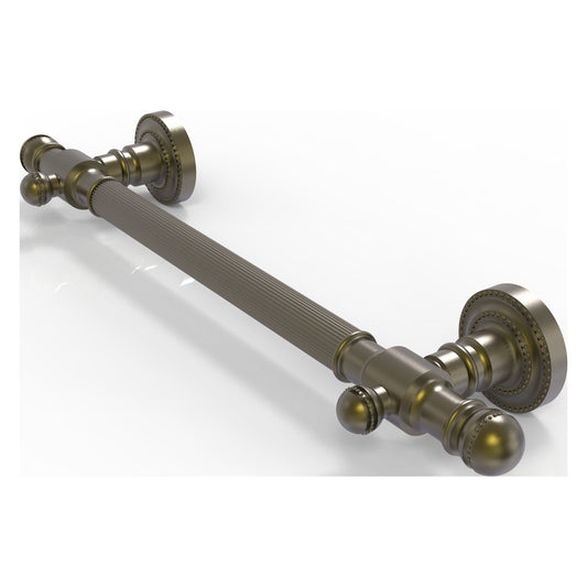 Allied Brass Dottingham 40.85" x 3.92" Antique Brass Solid Brass Grab Bar Reeded
