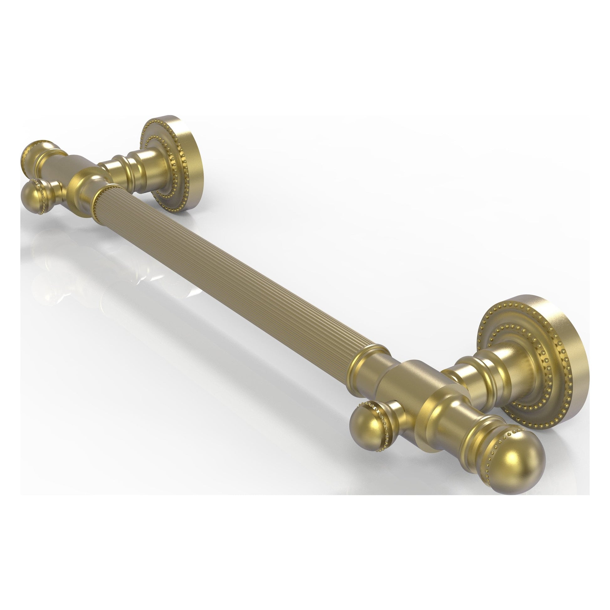 Allied Brass Dottingham 40.85" x 3.92" Satin Brass Solid Brass Grab Bar Reeded