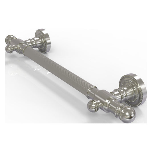 Allied Brass Dottingham 40.85" x 3.92" Satin Nickel Solid Brass Grab Bar Reeded