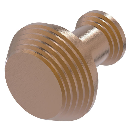 Allied Brass E-1 1" x 1" Brushed Bronze Solid Brass Designer Cabinet Knob