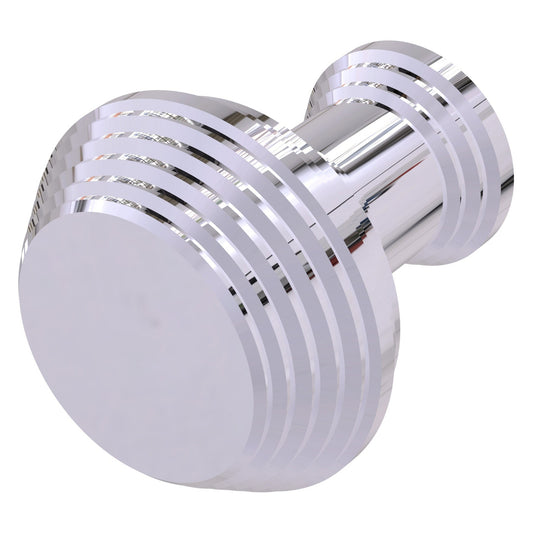 Allied Brass E-1 1" x 1" Polished Chrome Solid Brass Designer Cabinet Knob