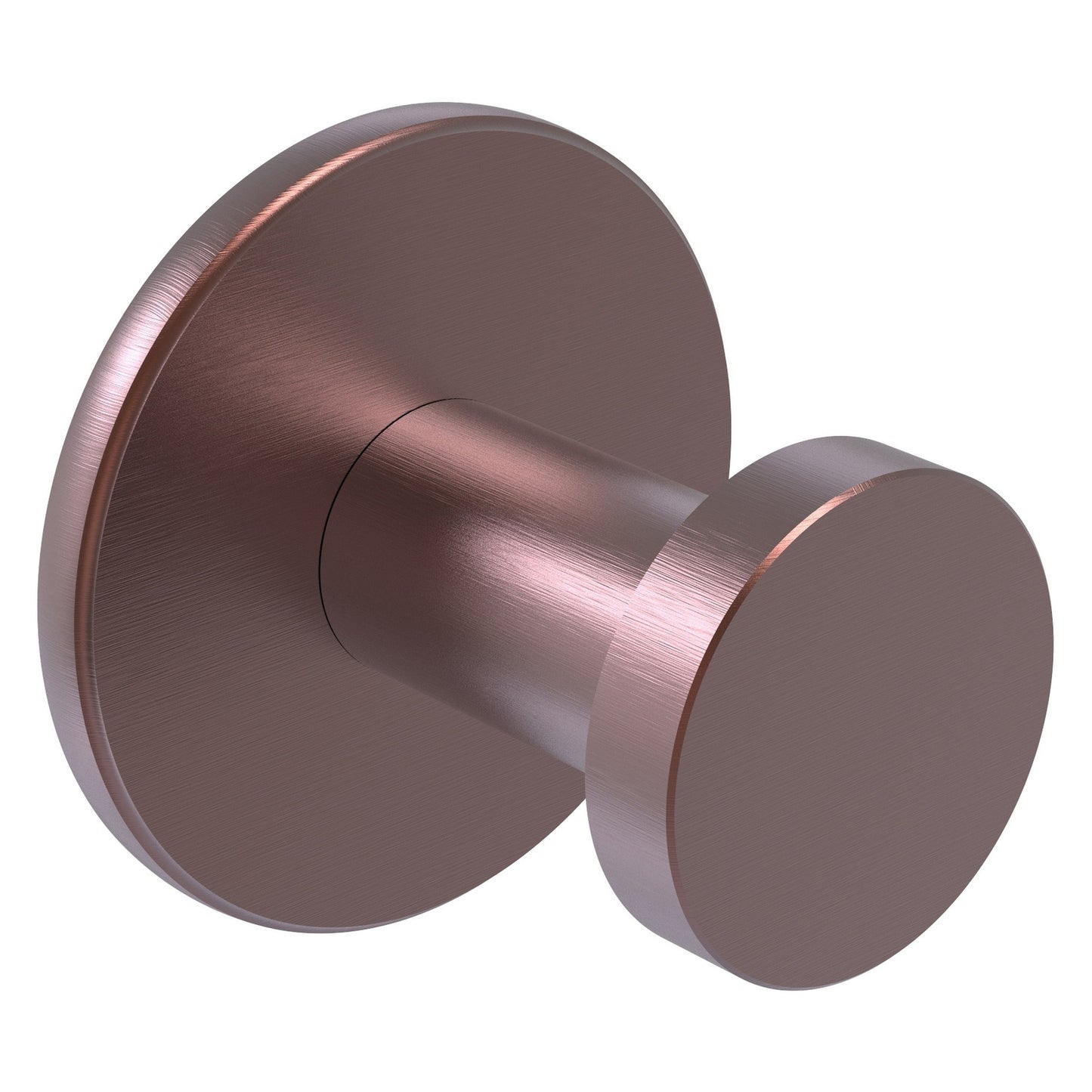 Allied Brass Fresno 3" x 2" Antique Copper Solid Brass Robe Hook