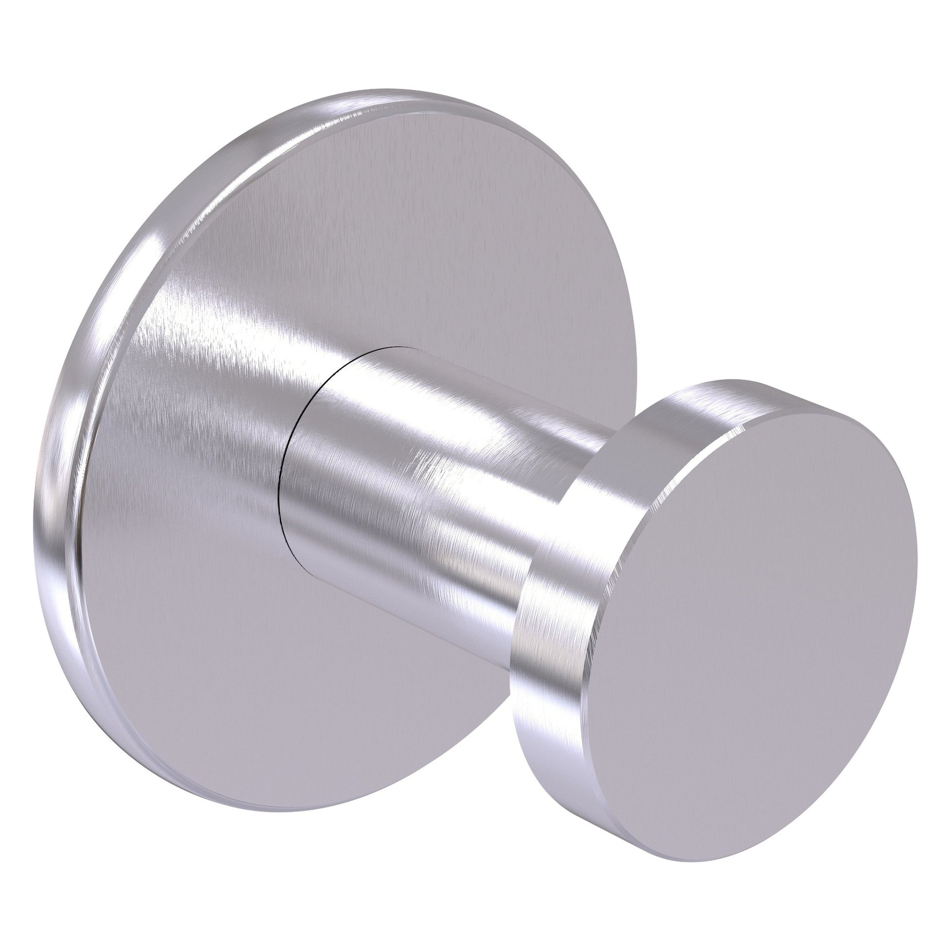 Allied Brass Fresno 3" x 2" Satin Chrome Solid Brass Robe Hook
