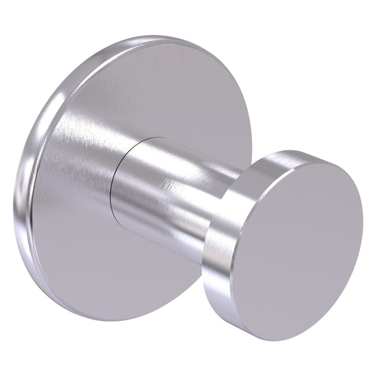 Allied Brass Fresno 3" x 2" Satin Chrome Solid Brass Robe Hook