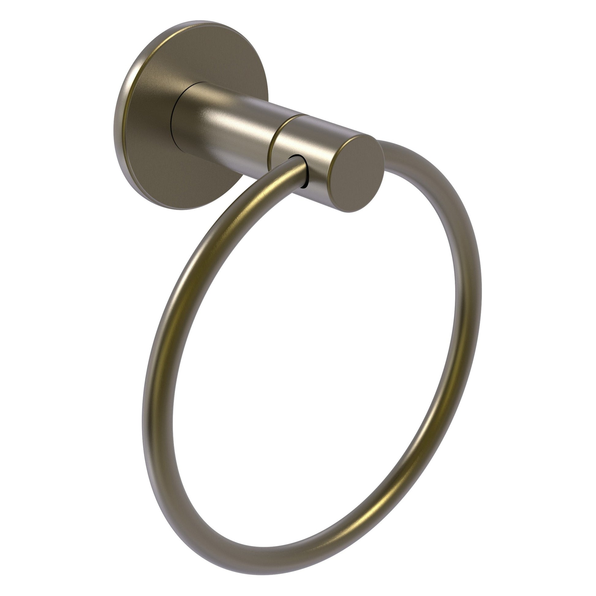 Allied Brass Fresno 6" x 6" Antique Brass Solid Brass Towel Ring
