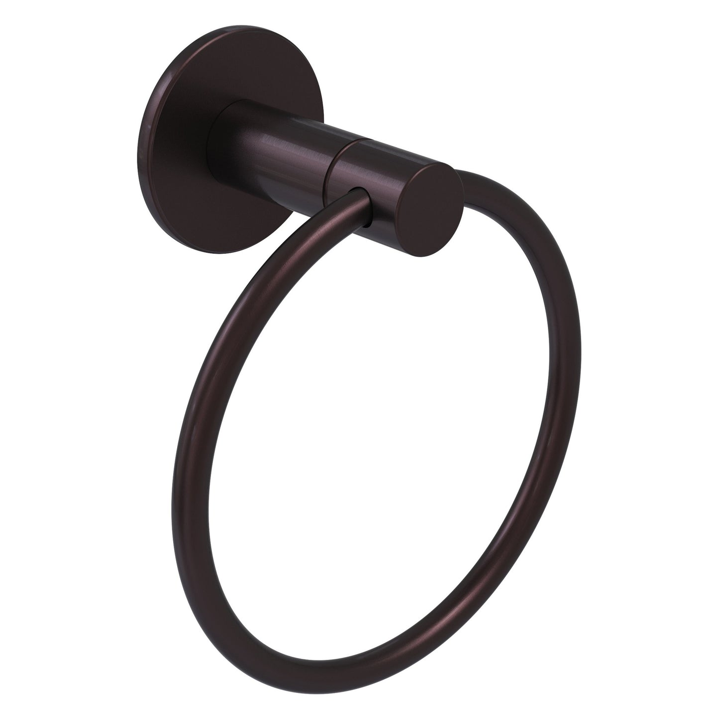 Allied Brass Fresno 6" x 6" Antique Bronze Solid Brass Towel Ring