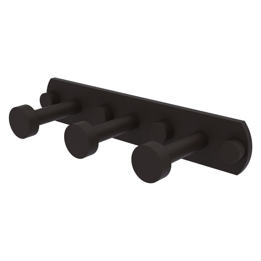 Allied Brass Fresno 8" x 2.6" Oil Rubbed Bronze Solid Brass 3-Position Multi Hook