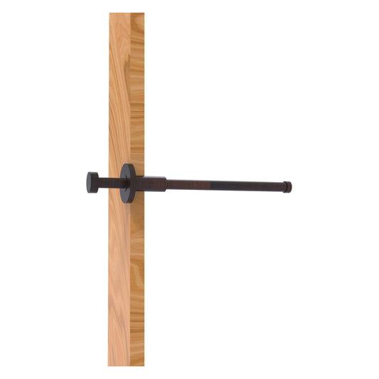 Allied Brass MD-23 10" x 2" Venetian Bronze Solid Brass Modern Style Pullout Retractable Garment Rod