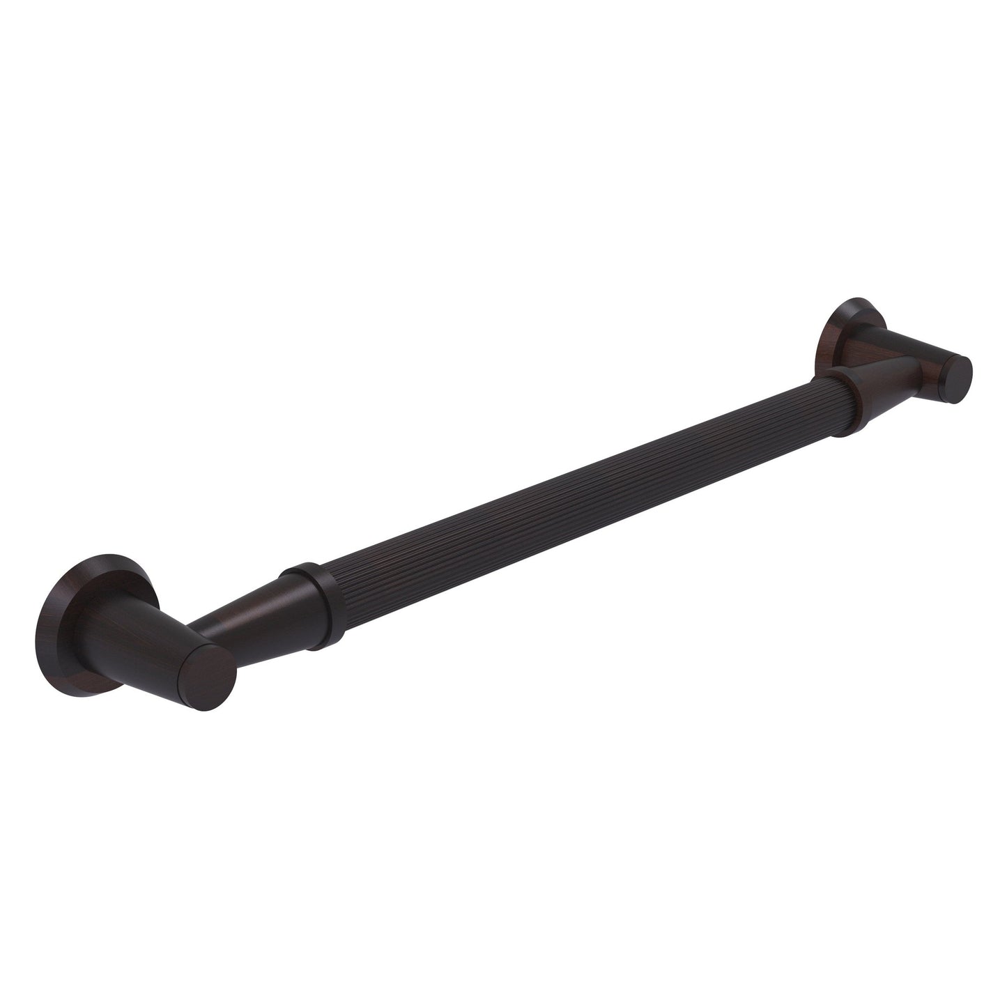 Allied Brass MD-GRR-16 18" x 3.5" Venetian Bronze Solid Brass Reeded Grab Bar