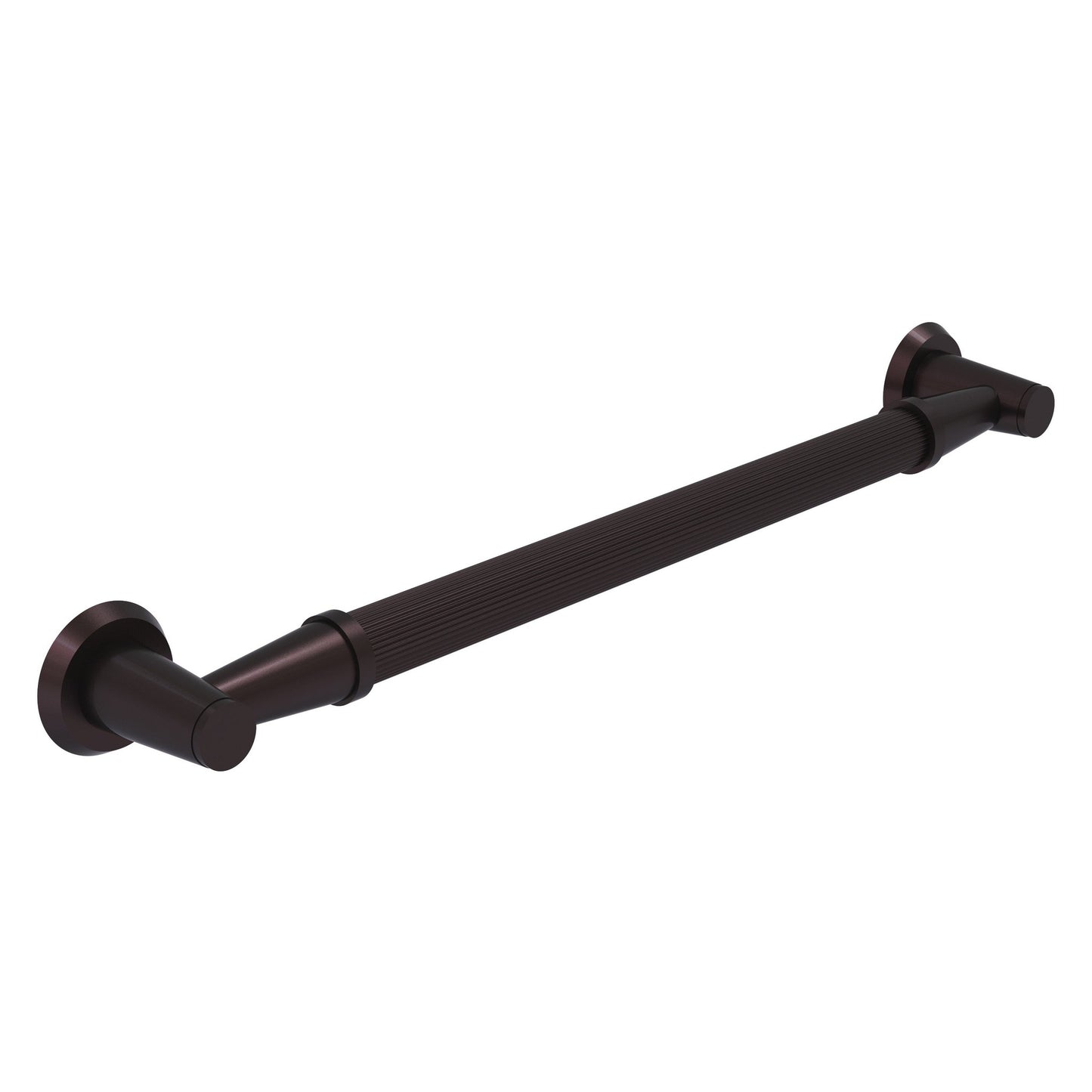 Allied Brass MD-GRR-24 26" x 3.5" Antique Bronze Solid Brass Reeded Grab Bar