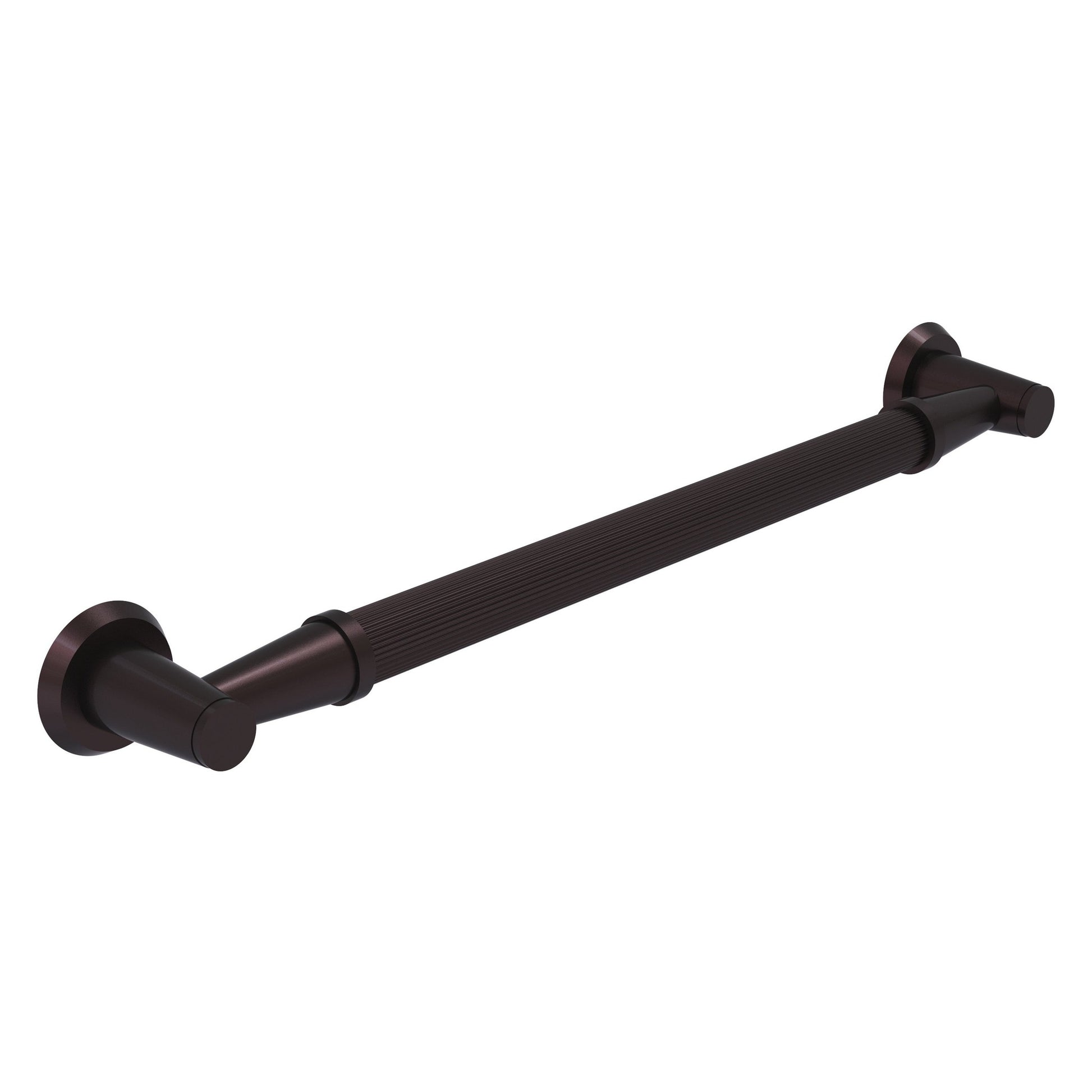 Allied Brass MD-GRR-32 34" x 3.5" Antique Bronze Solid Brass Reeded Grab Bar