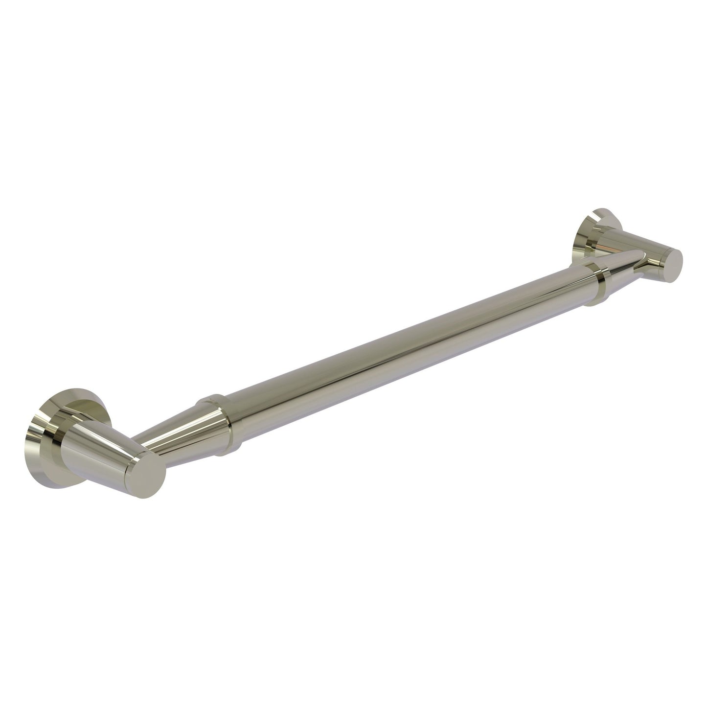 Allied Brass MD-GRS-16 18" x 3.5" Polished Nickel Solid Brass Smooth Grab Bar