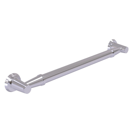 Allied Brass MD-GRS-16 18" x 3.5" Satin Chrome Solid Brass Smooth Grab Bar