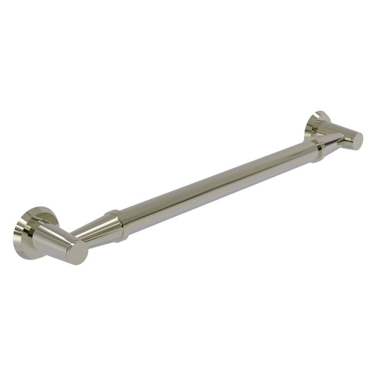 Allied Brass MD-GRS-24 26" x 3.5" Polished Nickel Solid Brass Smooth Grab Bar