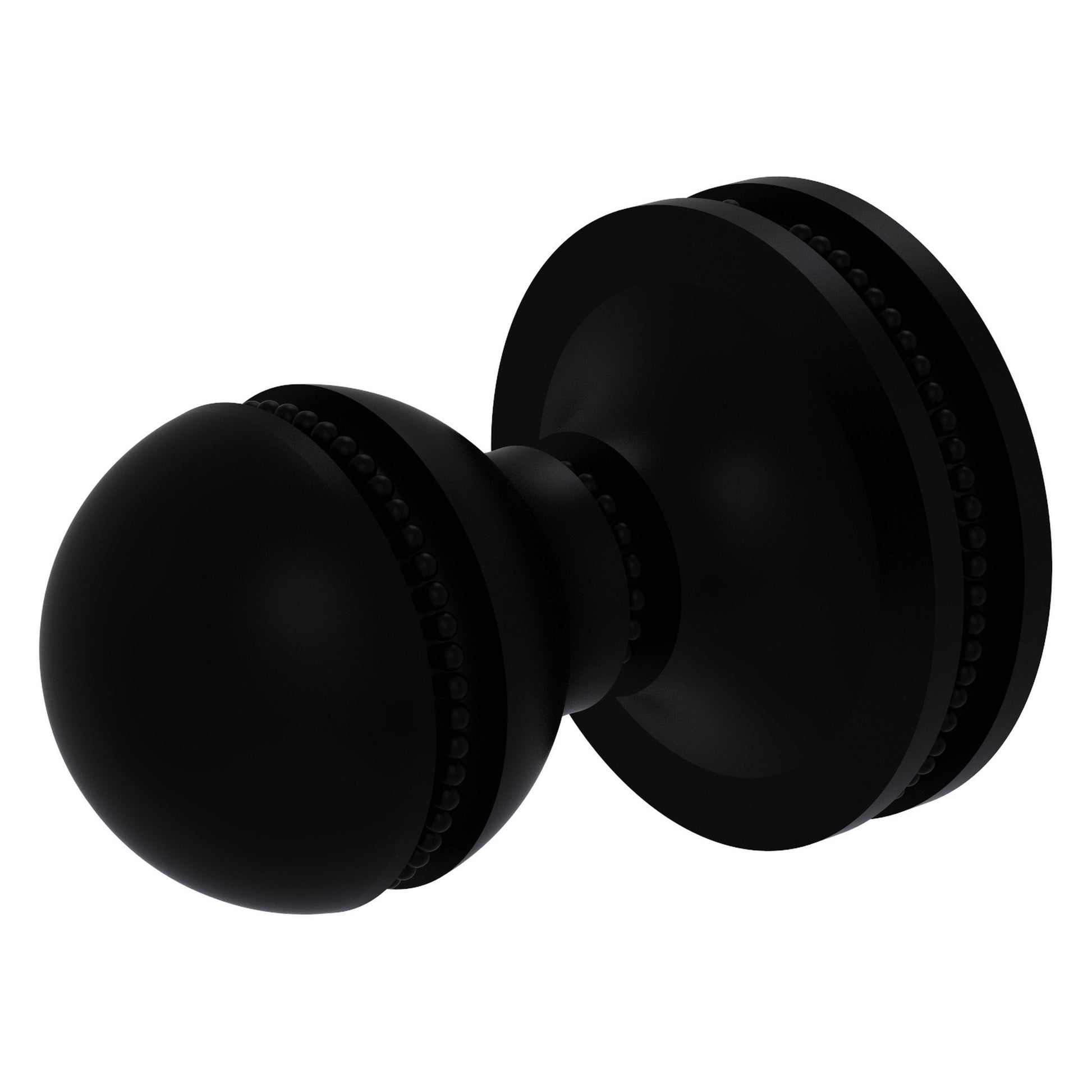 Allied Brass Mambo 1.36" x 1.88" Matte Black Solid Brass Robe Hook