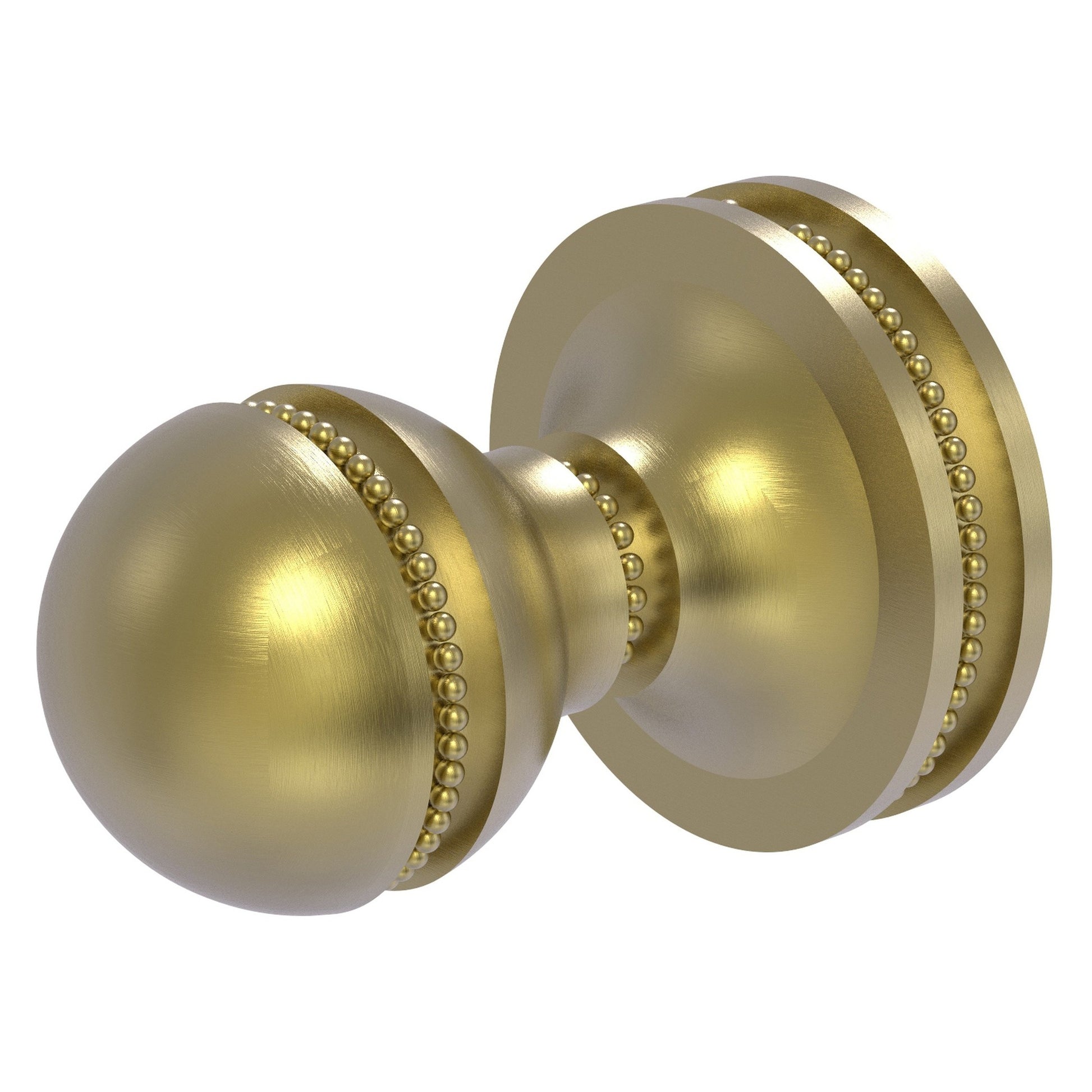 Allied Brass Mambo 1.36" x 1.88" Satin Brass Solid Brass Robe Hook