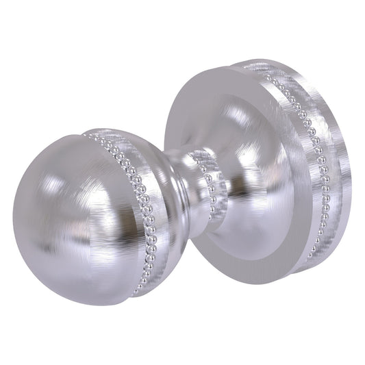 Allied Brass Mambo 1.36" x 1.88" Satin Chrome Solid Brass Robe Hook