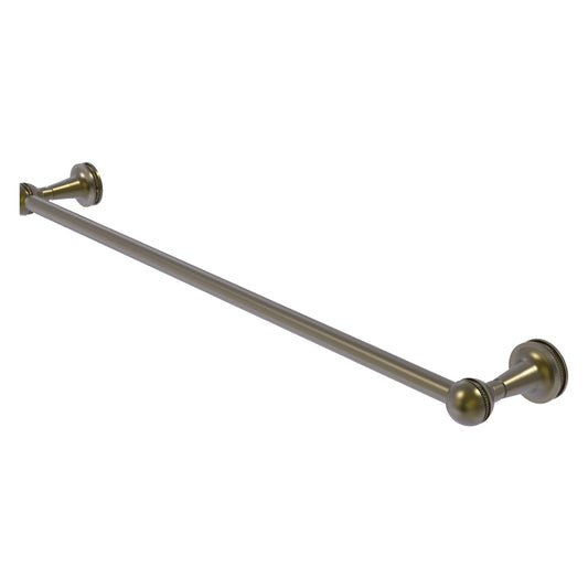 Allied Brass Mambo 24" x 25" Antique Brass Solid Brass Towel Bar