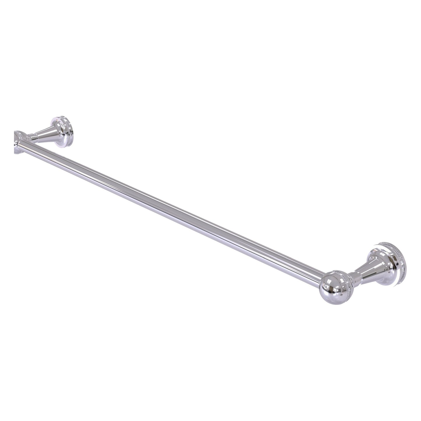 Allied Brass Mambo 24" x 25" Polished Chrome Solid Brass Towel Bar
