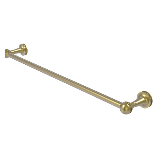 Allied Brass Mambo 24" x 25" Satin Brass Solid Brass Towel Bar
