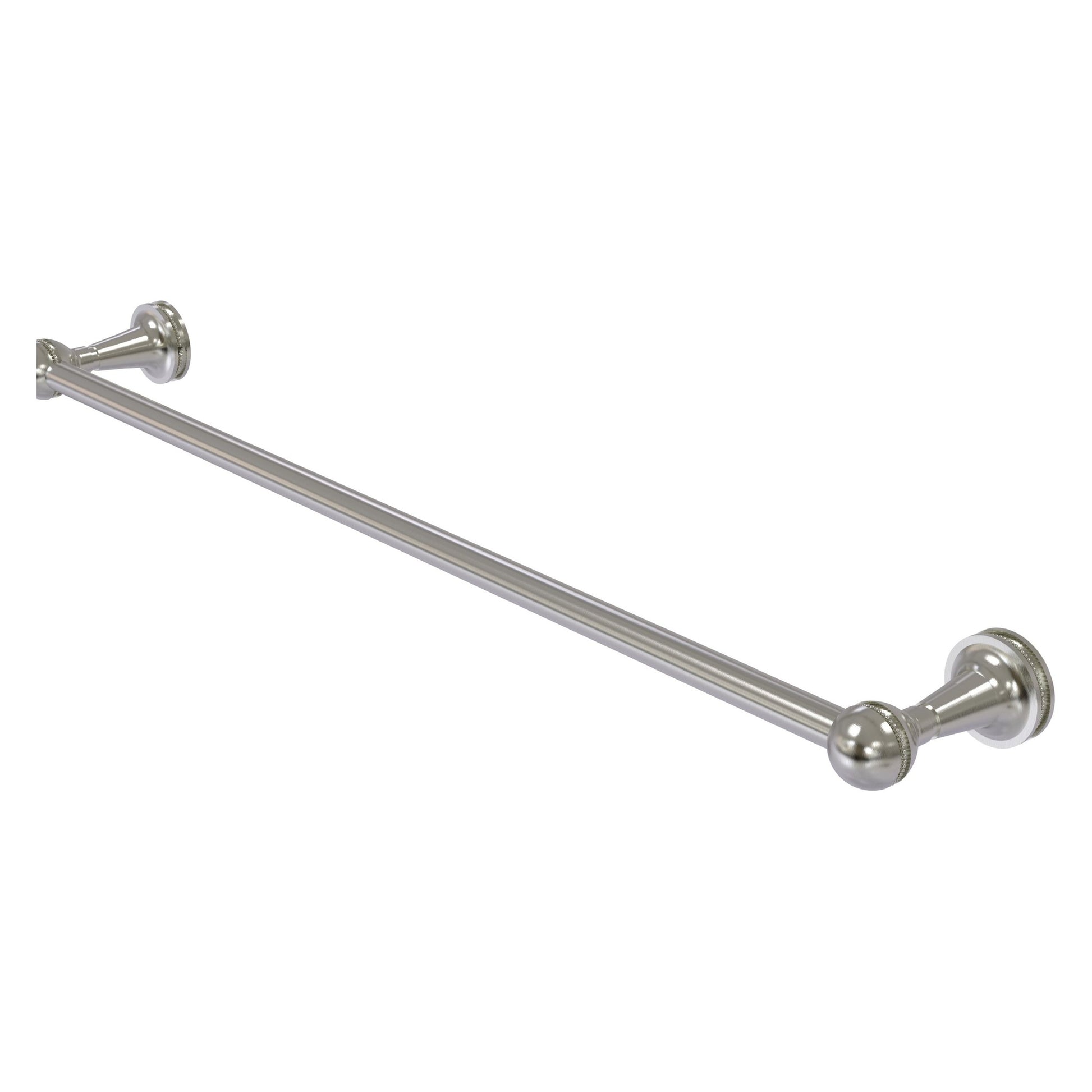 Allied Brass Mambo 24" x 25" Satin Nickel Solid Brass Towel Bar
