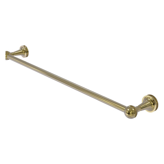 Allied Brass Mambo 24" x 25" Unlacquered Brass Solid Brass Towel Bar