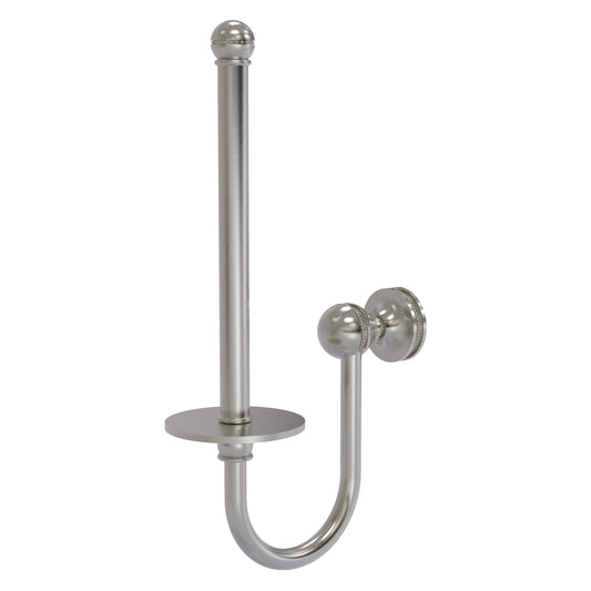 Allied Brass Mambo 2.4" x 5" Satin Nickel Solid Brass Upright Toilet Tissue Holder
